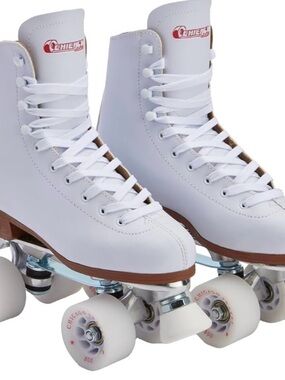 CHICAGO SKATES White High-Top Women's Roller Skates- Never “rolled”.